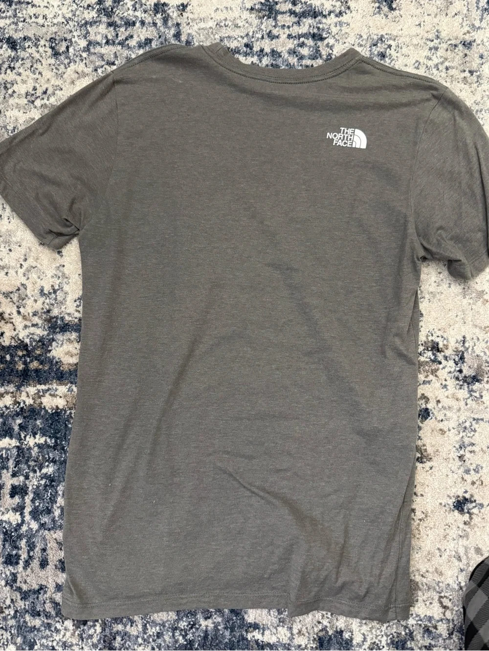 The North Face Men’s Dark Gray Logo Short Sleeve Tee